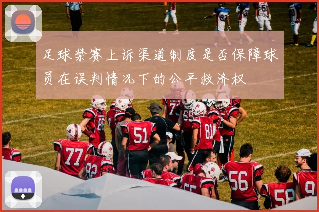 足球禁赛上诉渠道制度是否保障球员在误判情况下的公平救济权